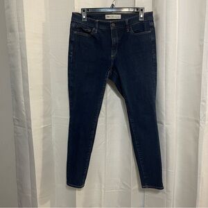 Gap 1969 Women Jeans True Skinny Ankle Dark Rinse Size 30R‎